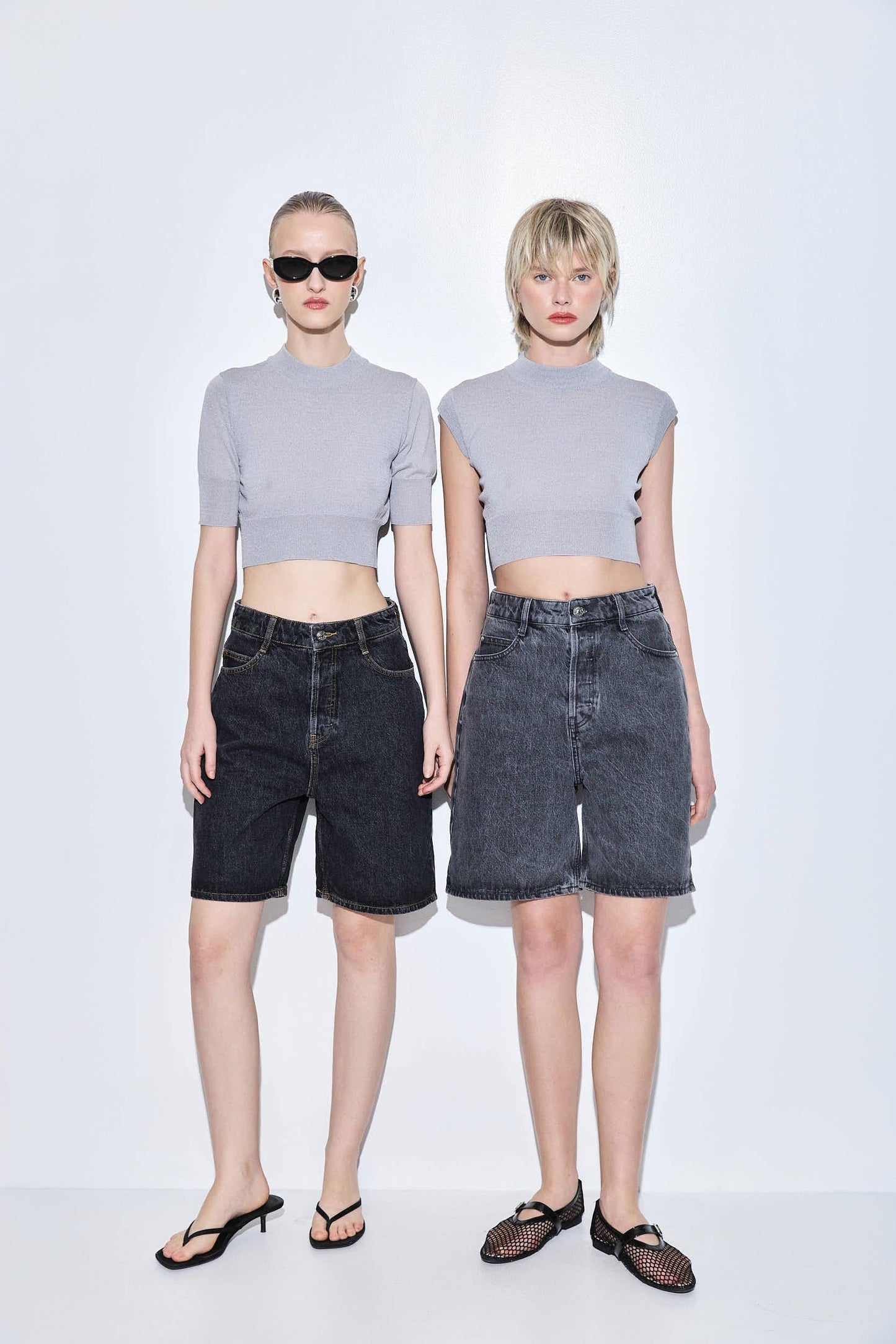 Long Denim Bermuda - Dé Rococo