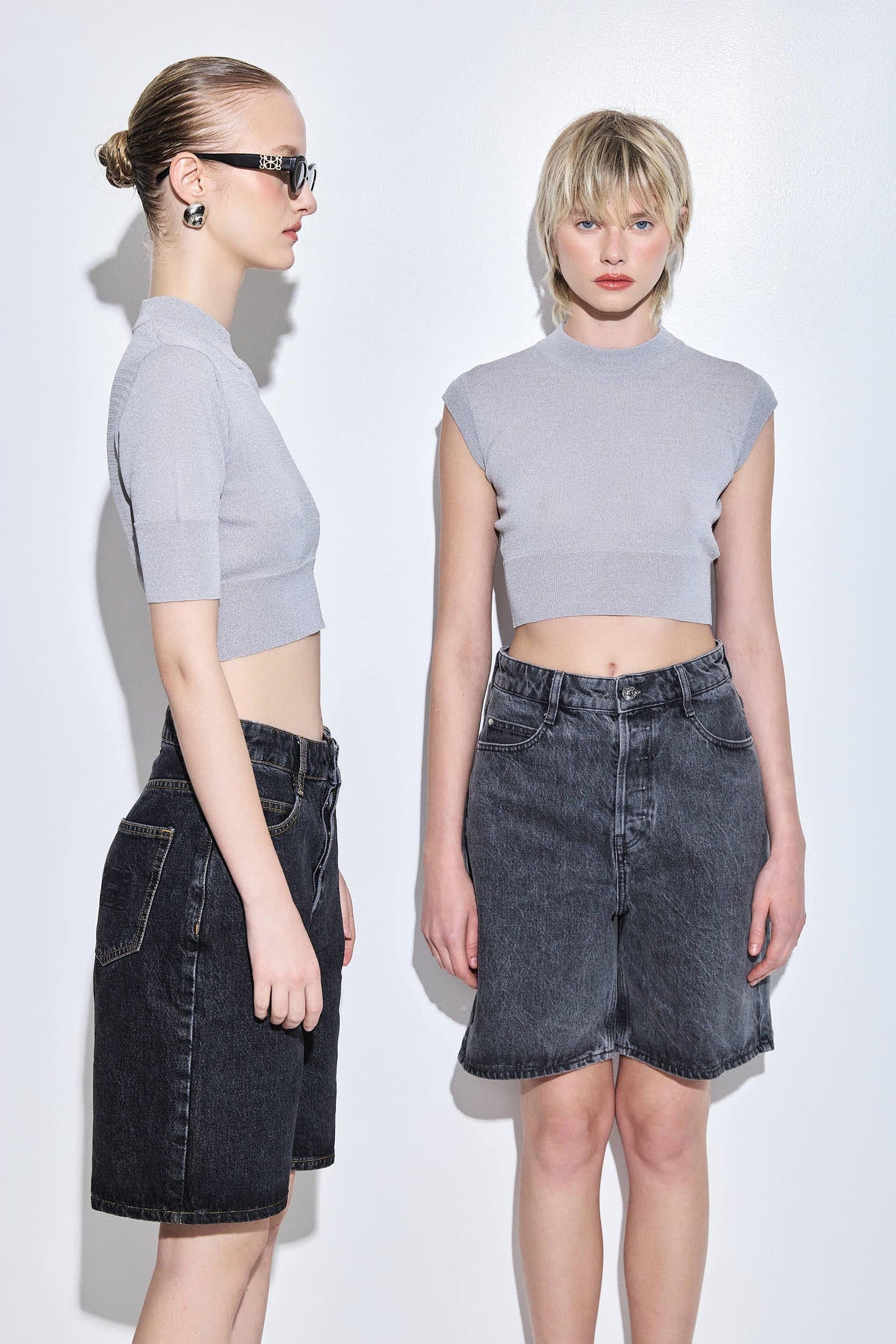 Long Denim Bermuda - Dé Rococo