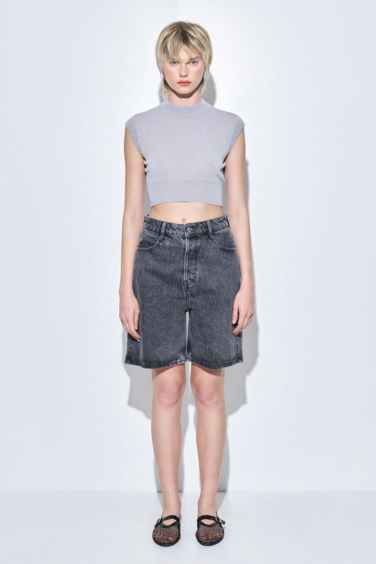 Long Denim Bermuda - Dé Rococo