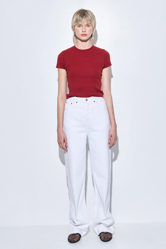 No.8| High Waisted Wide Leg Denim - Dé Rococo