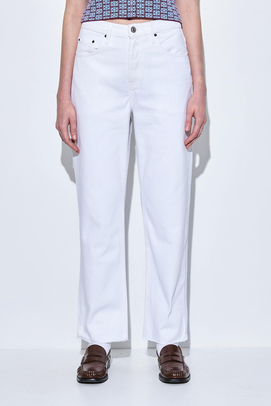 No.5| High Waist Straight Cropped Denim - Dé Rococo