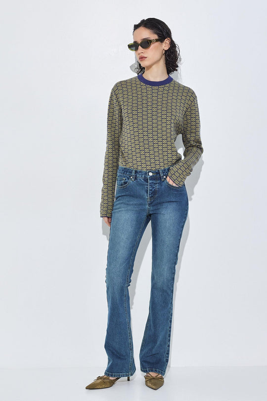 Monogram Long Sleeved Knit - Dé Rococo