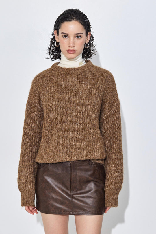 Oversized Fuzzy Sweater - Dé Rococo