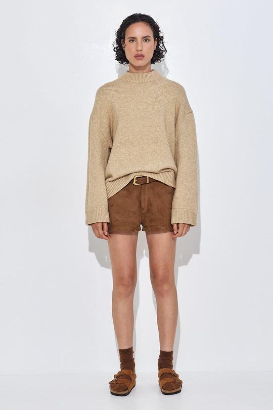 Mockneck Oversized Jumper - Dé Rococo