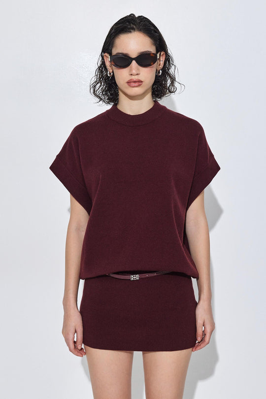 Knitted Volume Mini Dress - Dé Rococo