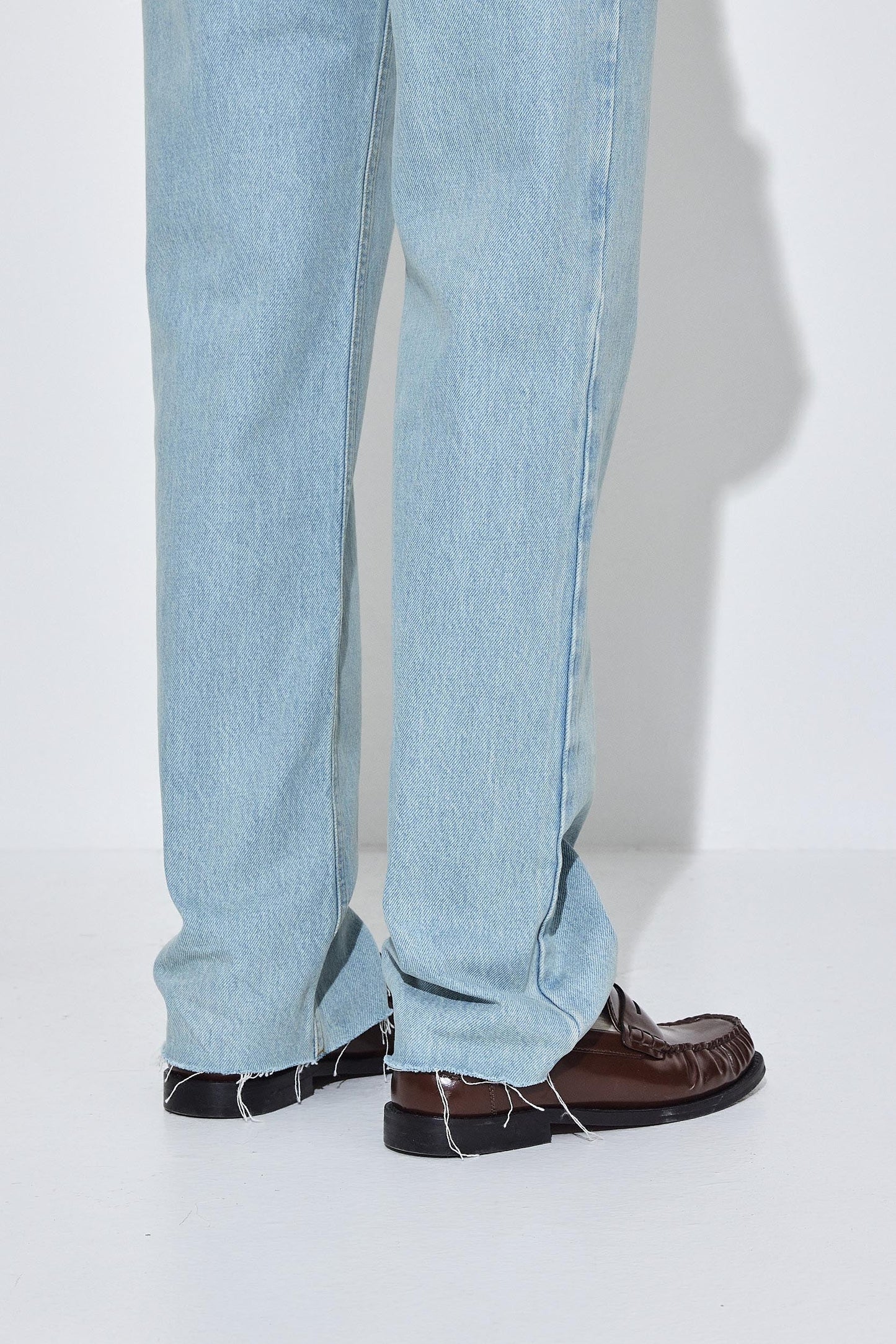 No.6| High Waisted Straight Full Length Denim - Dé Rococo