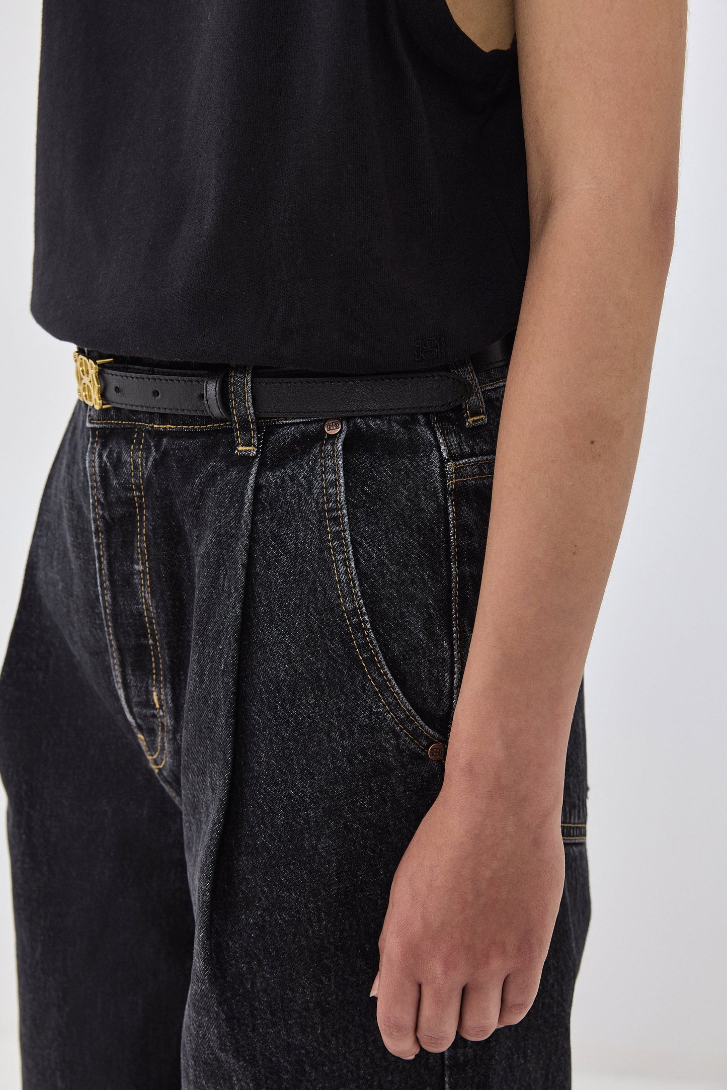 Heavy Cotton Boxy Tank Top - Dé Rococo