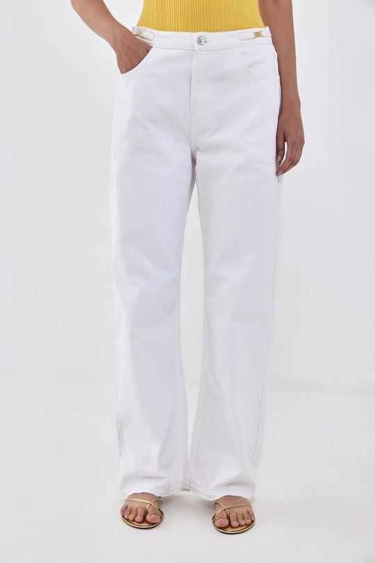 No.11| Mid Rise Full Length Baggy Denim - Dé Rococo