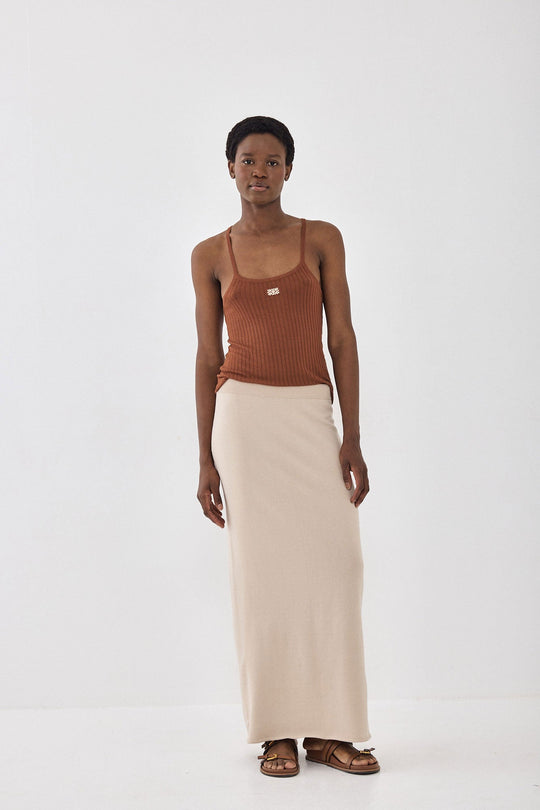 Knitted Maxi Skirt - Dé Rococo