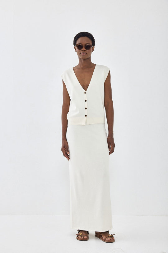 Knitted Maxi Skirt - Dé Rococo