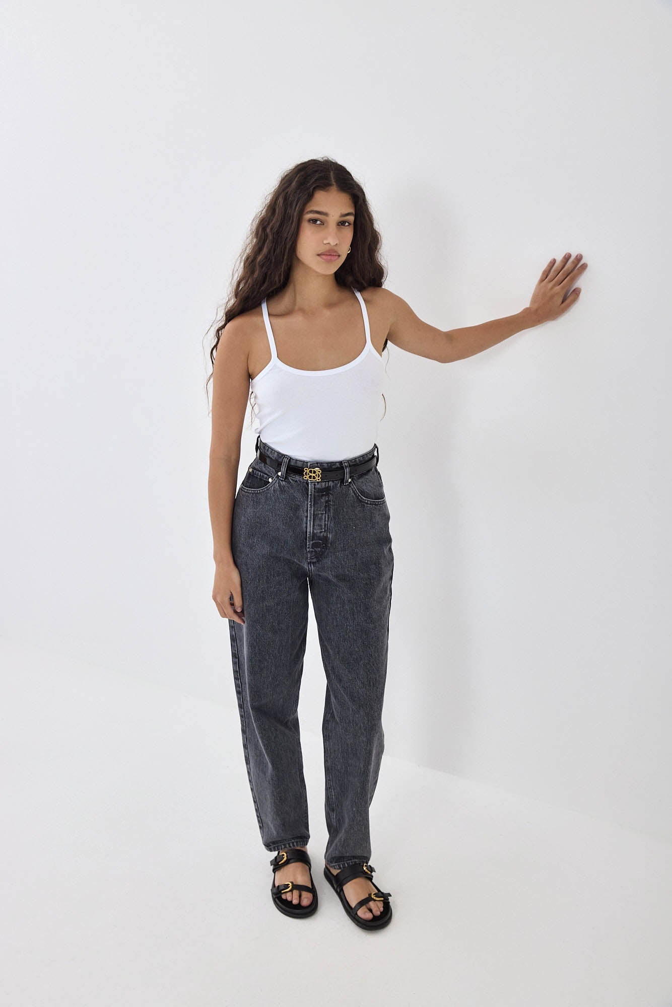 No.13| High Rise Tapered Balloon Denim - Dé Rococo
