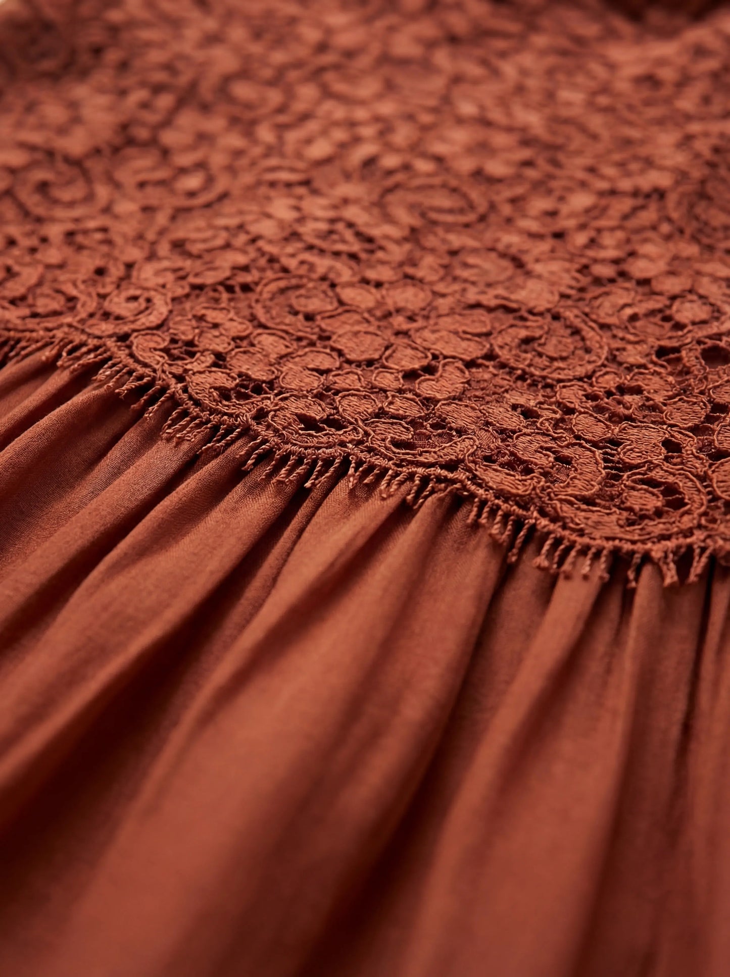 Lace Drop Waist Maxi Dress - Dé Rococo
