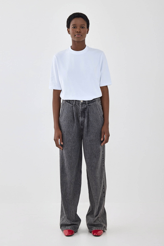 No.12| Limited Edition High Rise Super Wide Denim - Dé Rococo