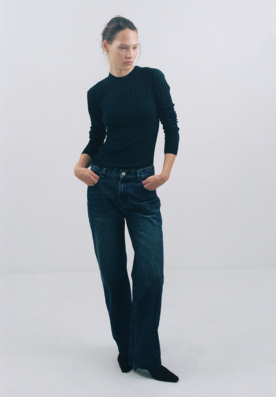 Soft Ribbed Crew Neck - Dé Rococo