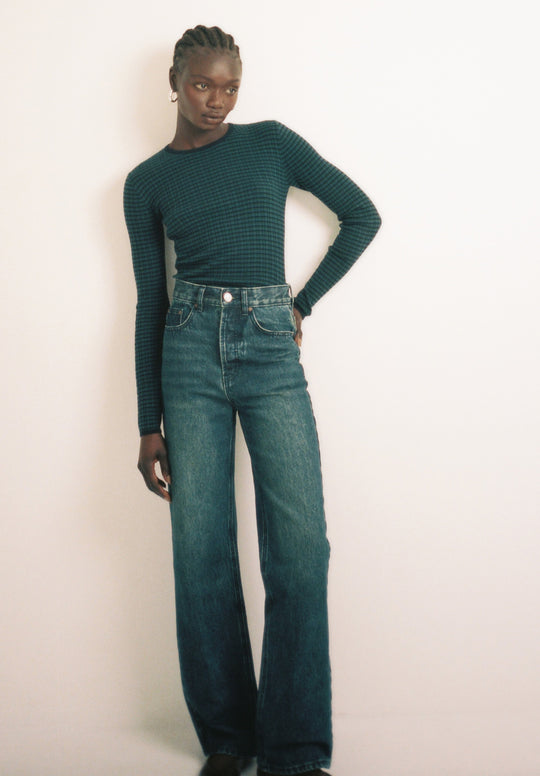 Long Sleeved Ribbed Knit - Dé Rococo