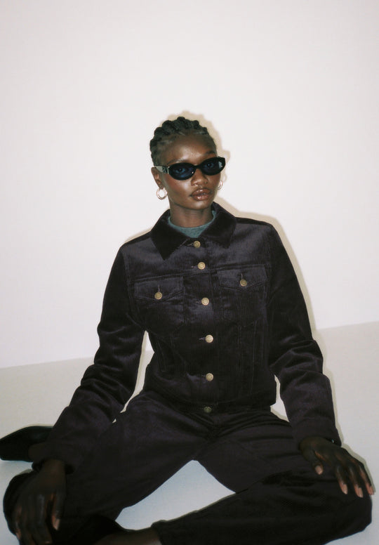 Fitted Corduroy Jacket - Dé Rococo