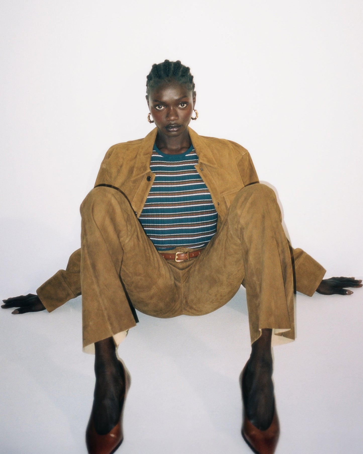 Suede Leather Jacket - Dé Rococo