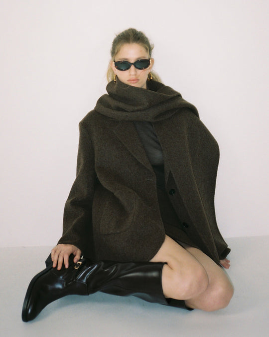 Classic Double Wool Scarf - Dé Rococo