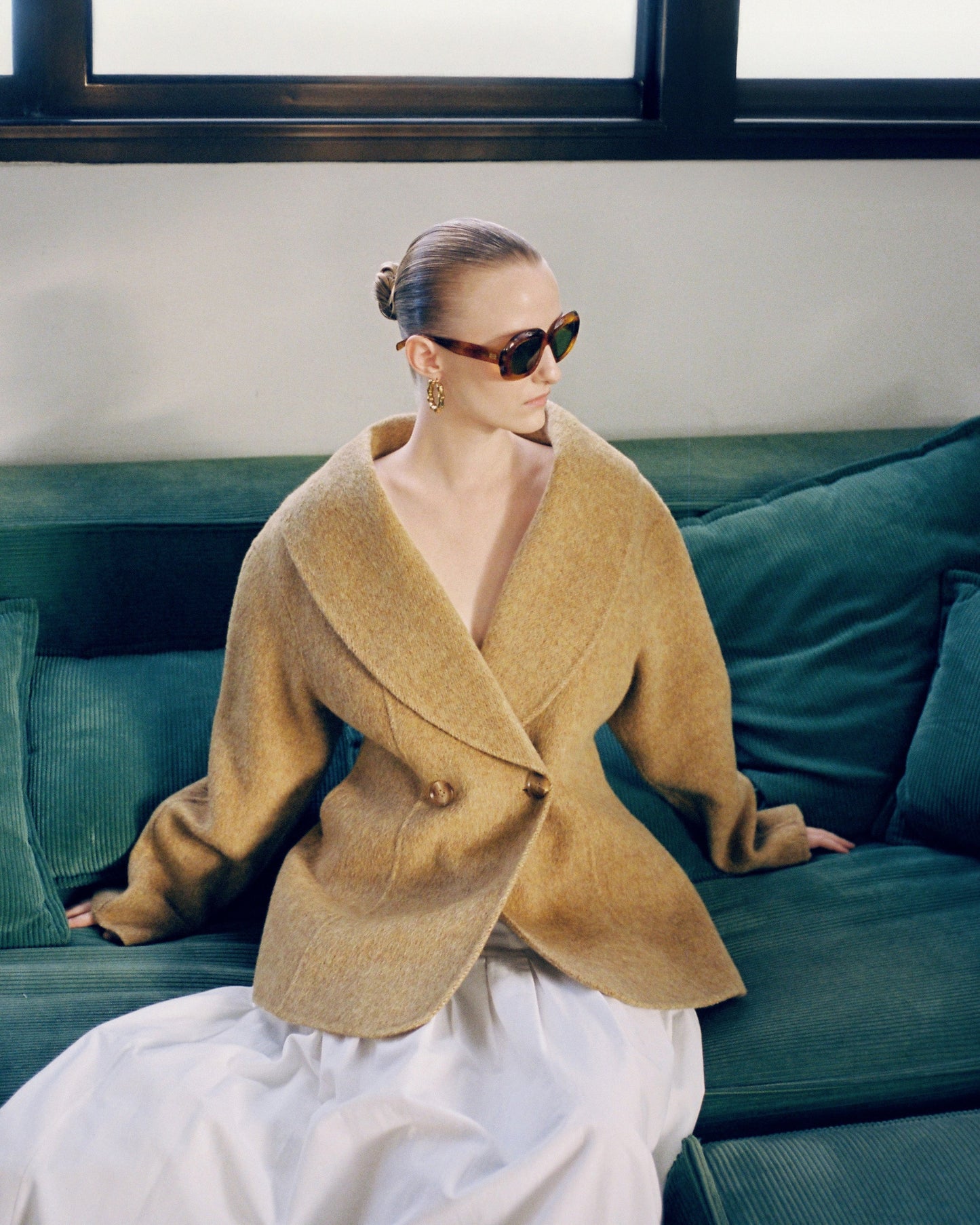 Hourglass Double Wool Coat - Dé Rococo