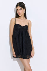 Corset Lace Mini Dress