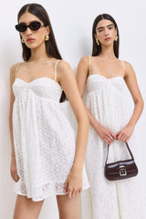 Corset Lace Mini Dress