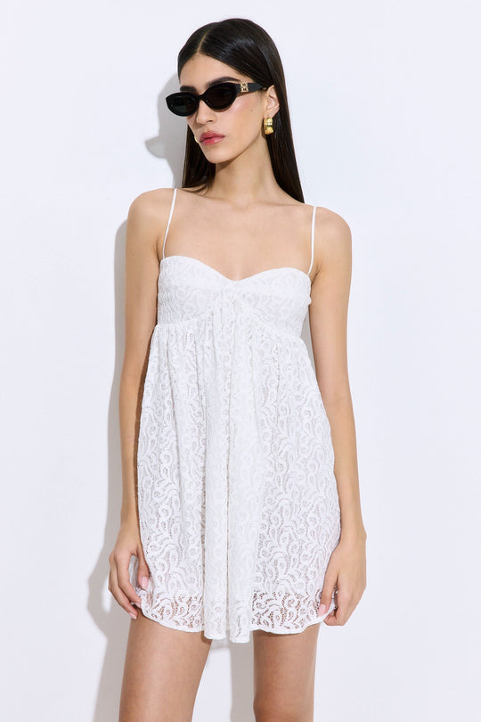 Corset Lace Mini Dress - Dé Rococo