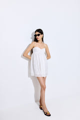 Corset Lace Mini Dress