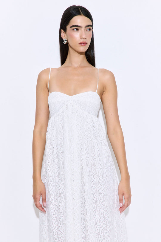 Corset Lace Midi Dress - Dé Rococo