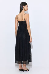 Corset Lace Midi Dress