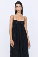 Corset Lace Midi Dress