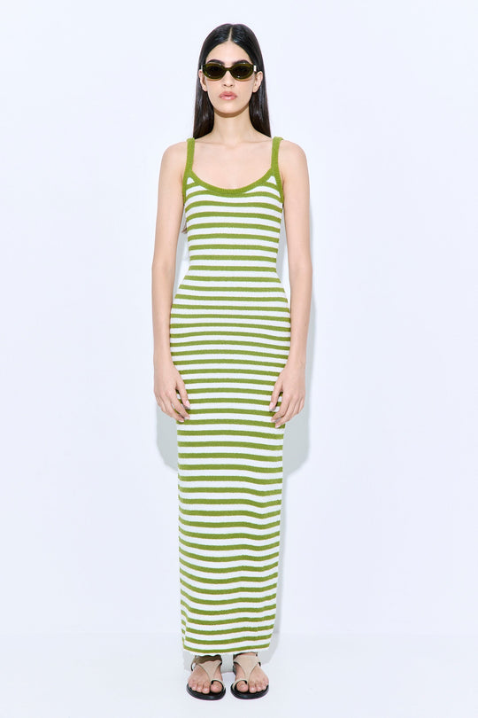 Boucle Strappy Maxi Dress - Dé Rococo