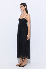 Corset Lace Midi Dress