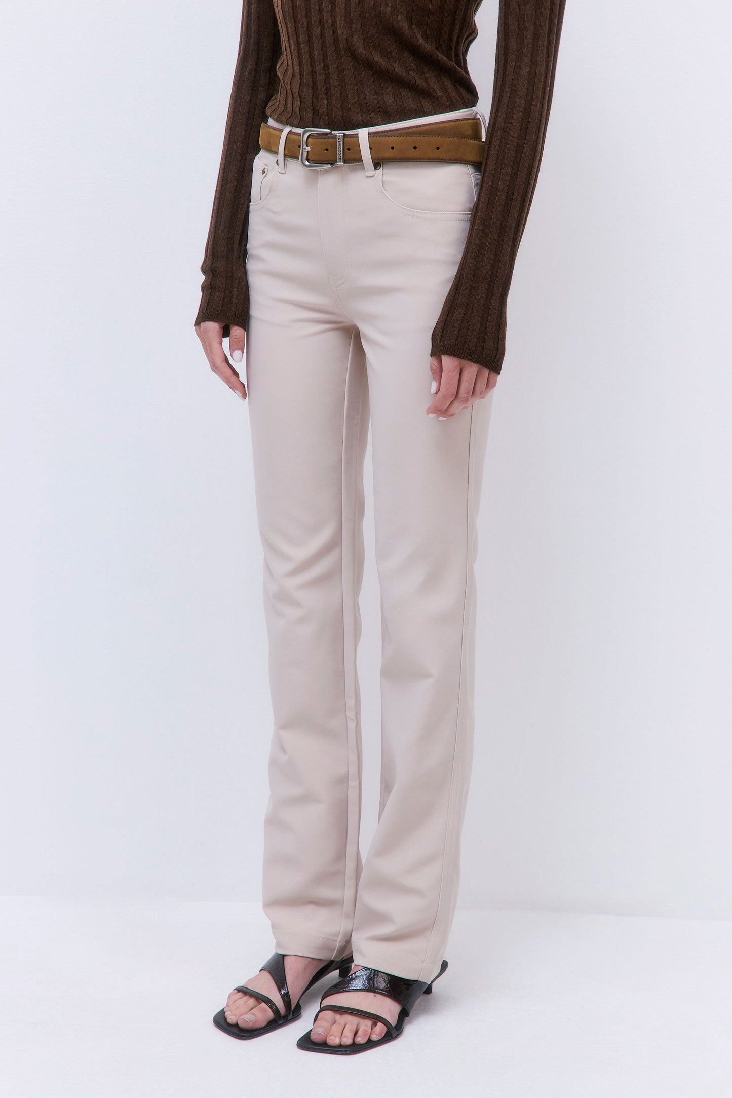 Stretchy Straight Leg Pants