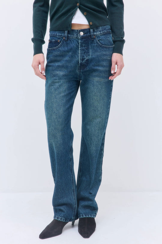 No.10| Low Rise Full Length Denim - Dé Rococo