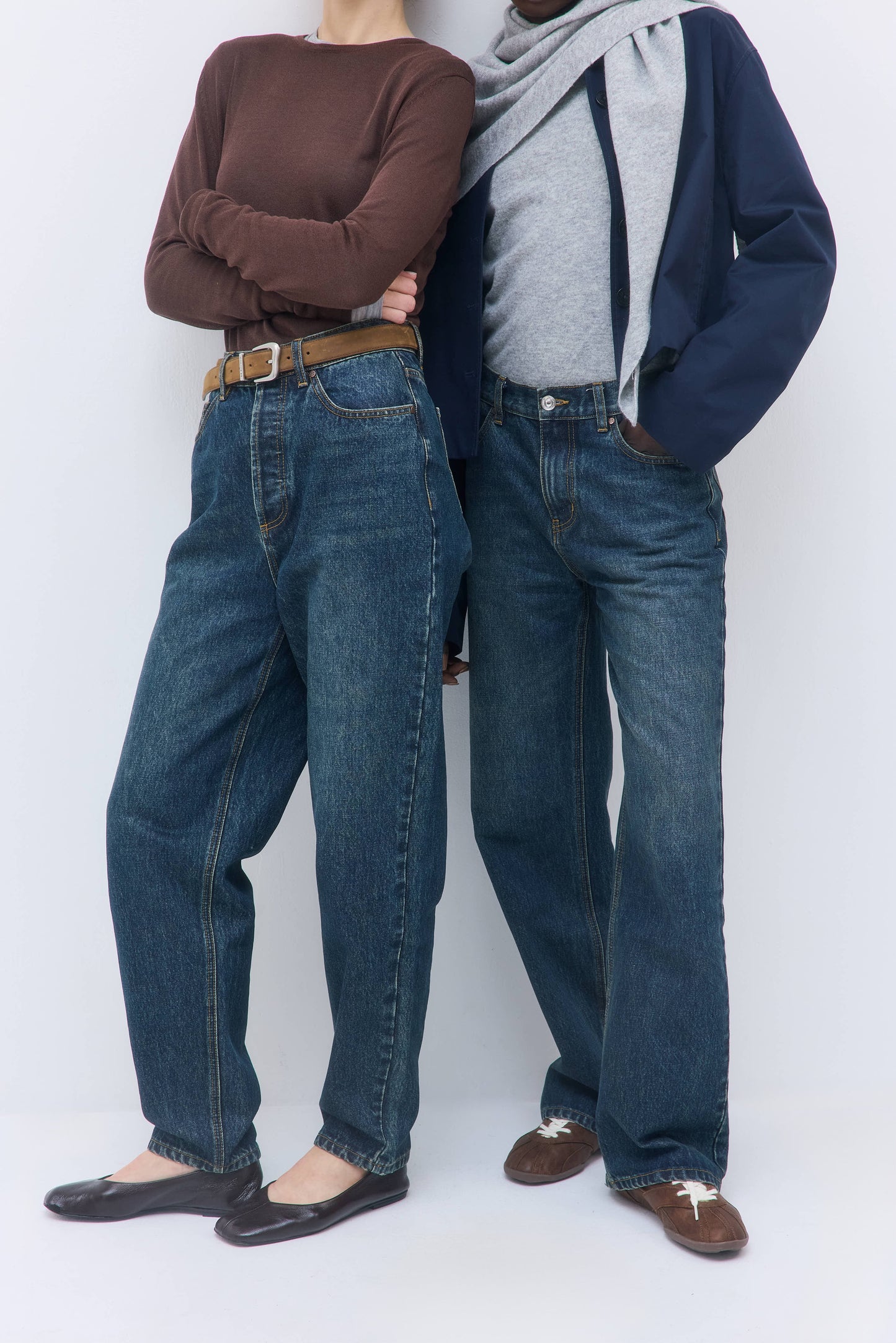 No.11| Mid Rise Full Length Baggy Denim - Dé Rococo