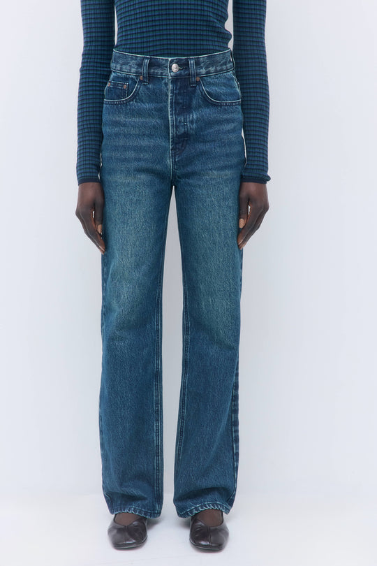 No.8| High Waisted Wide Leg Denim - Dé Rococo