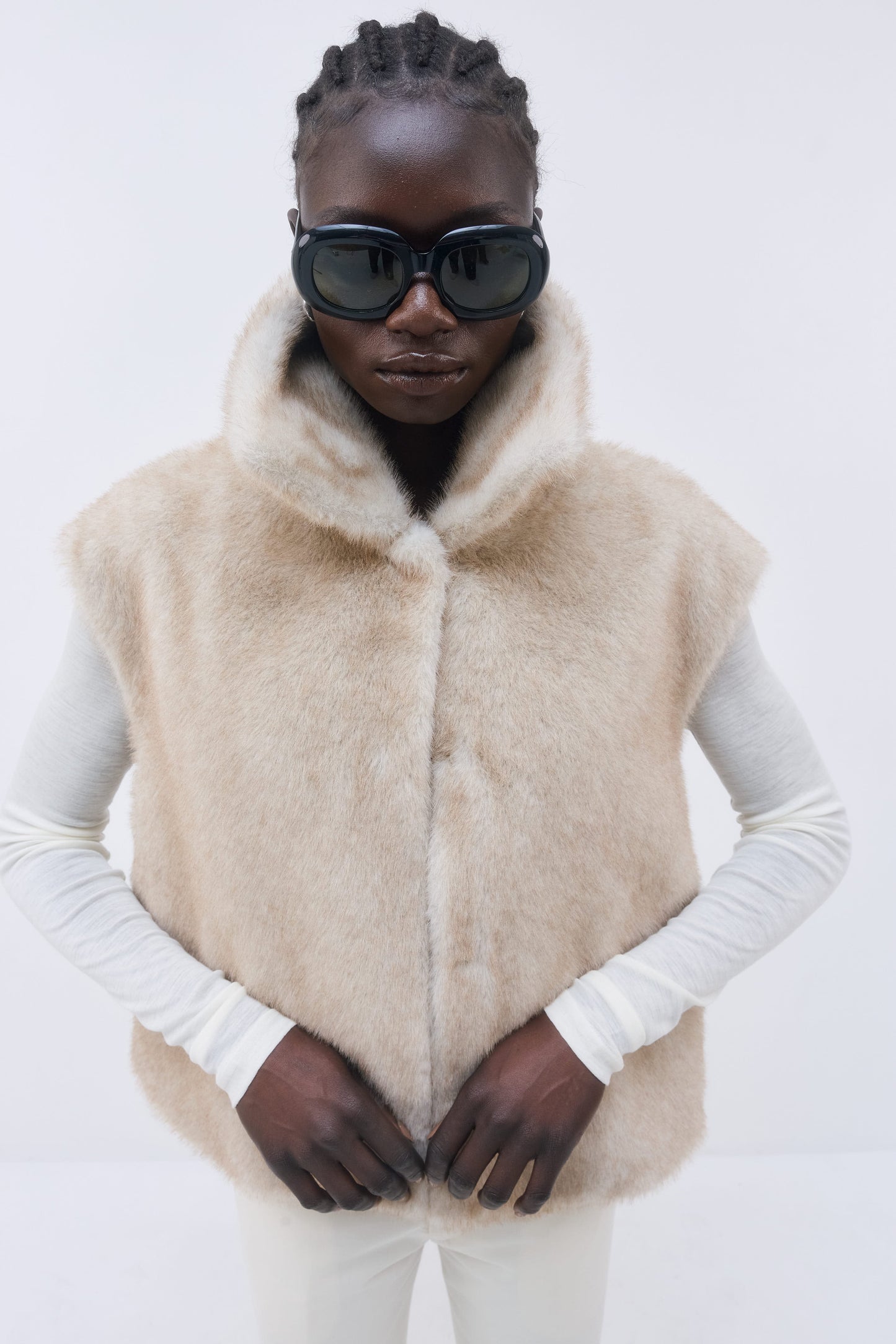 Faux Fur Vest - Dé Rococo