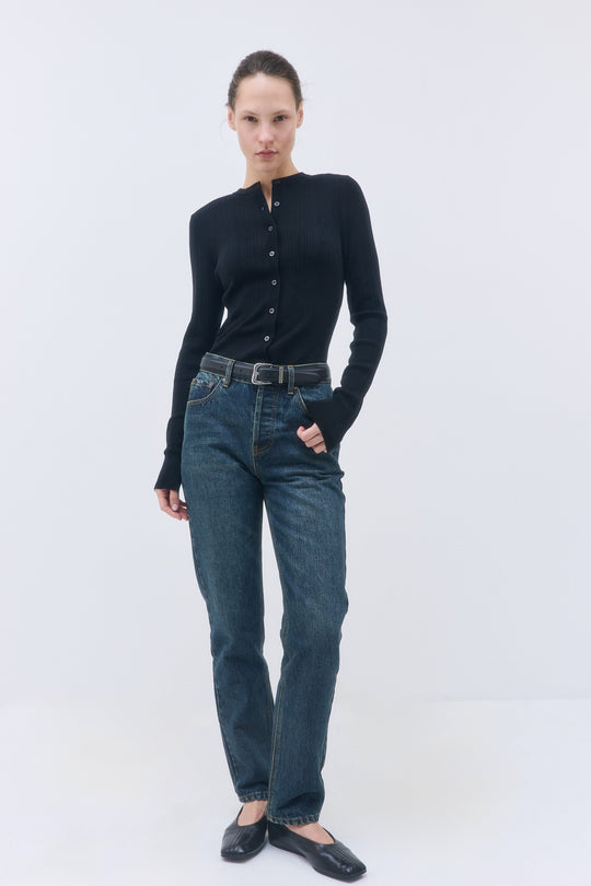 Merino Wool Loose Cardigan - Dé Rococo