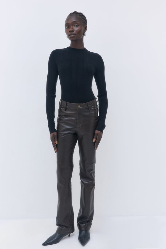 Merino Wool Loose Crewneck - Dé Rococo