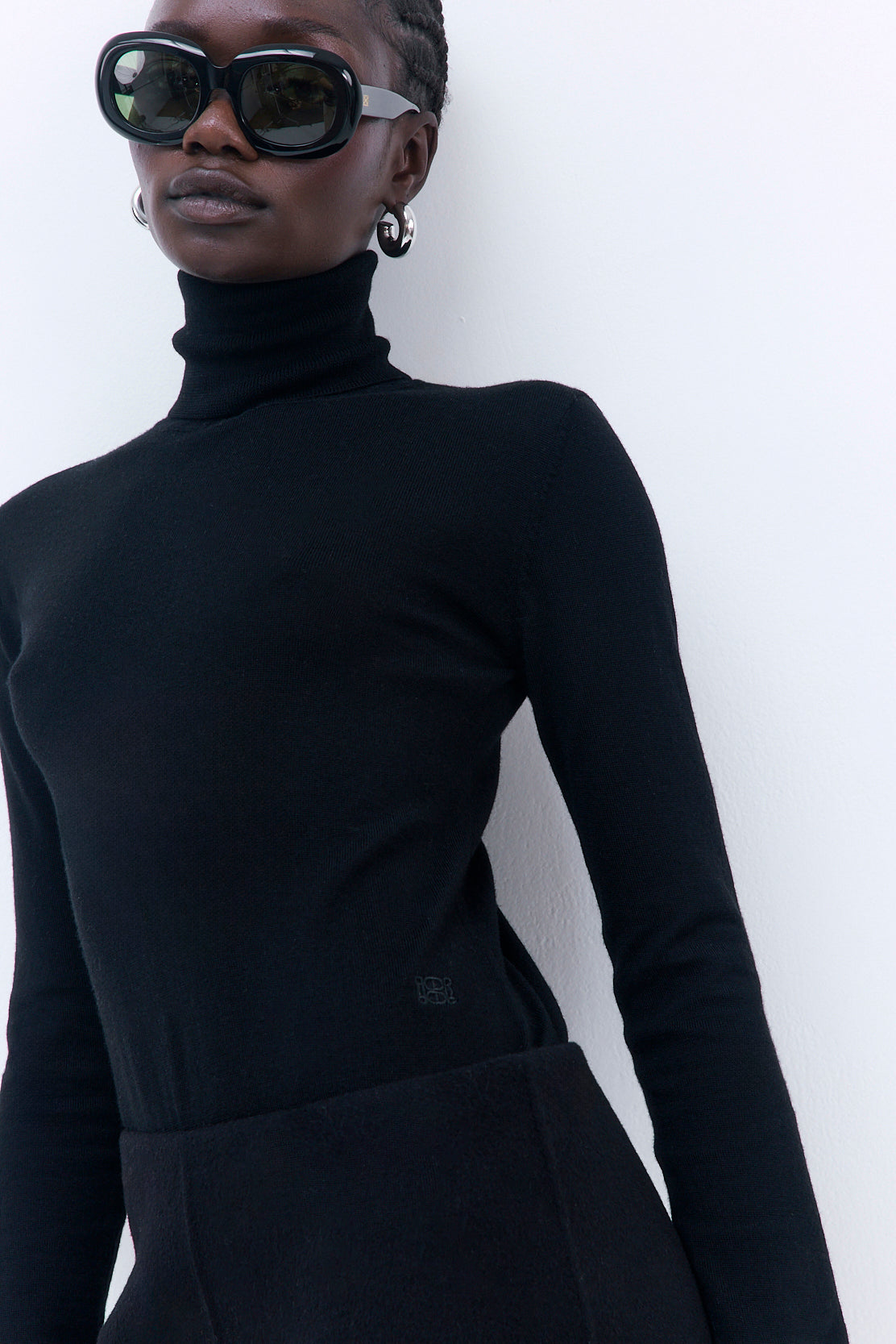 Wool Turtleneck Sweater - Dé Rococo