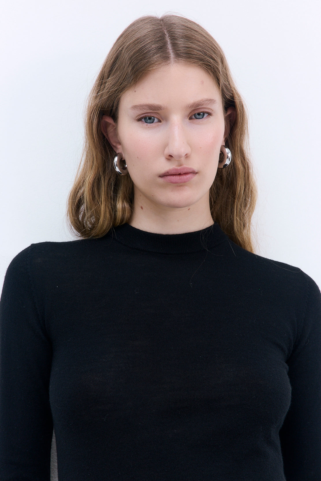 Merino Wool Crewneck Top - Dé Rococo