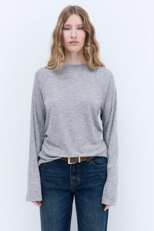 Oversized Wool Long Sleeve