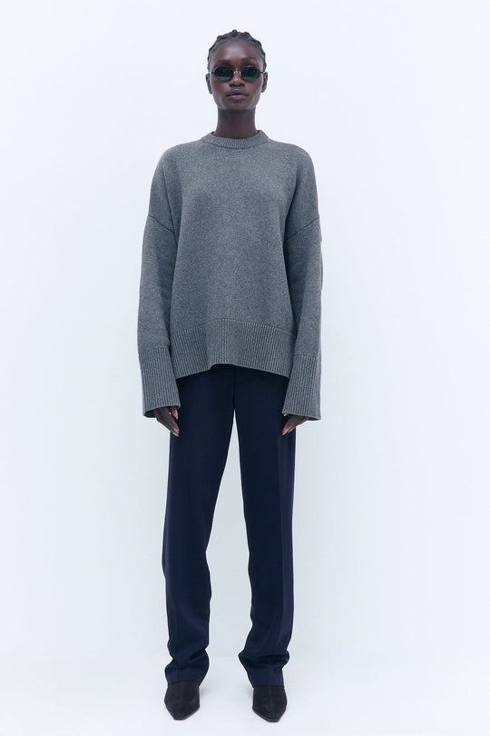 Oversized Crew Neck Jumper - Dé Rococo