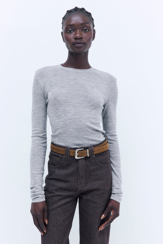 Fitted Thin Wool Long Sleeve - Dé Rococo