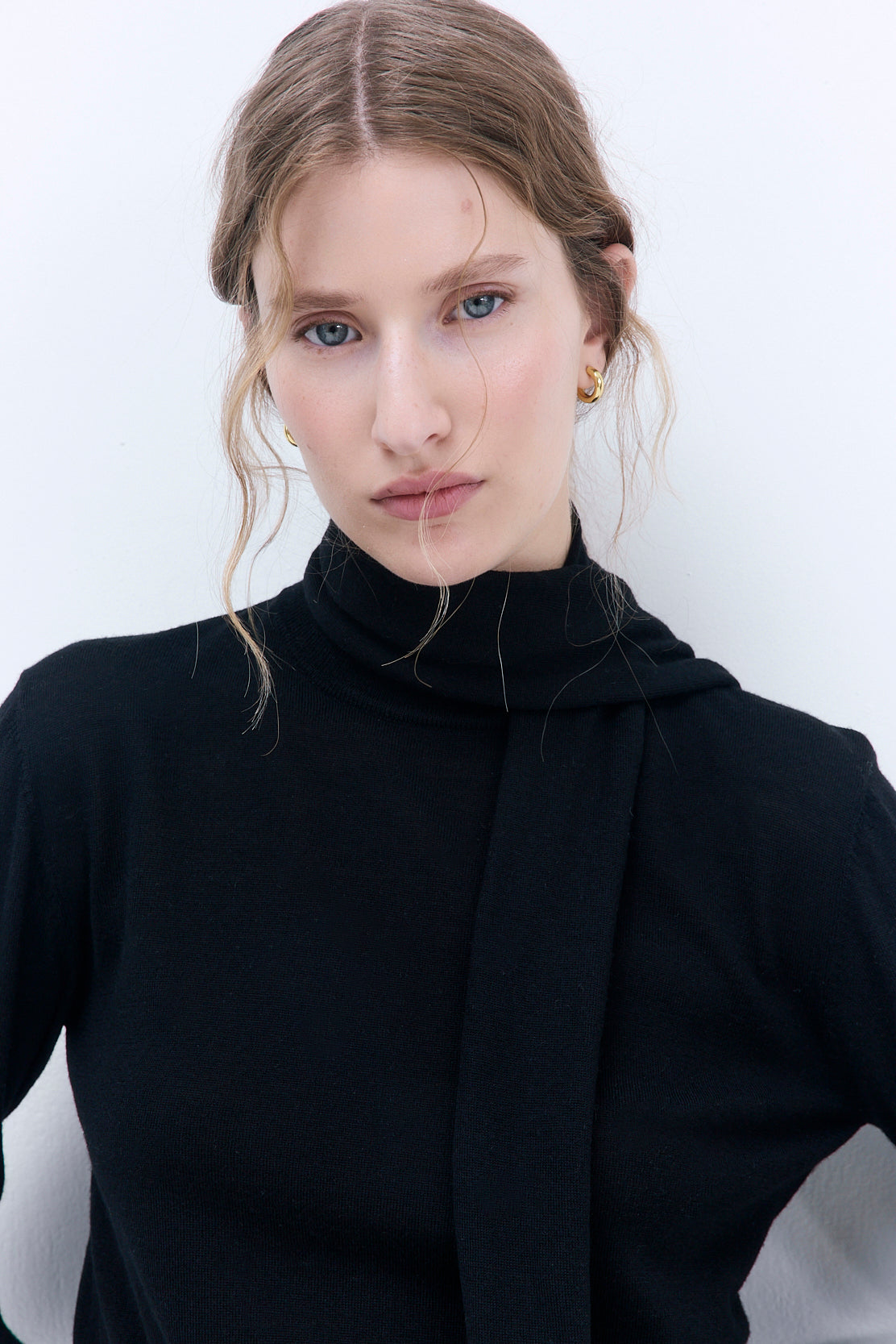 Merino Wool Skinny Scarf - Dé Rococo