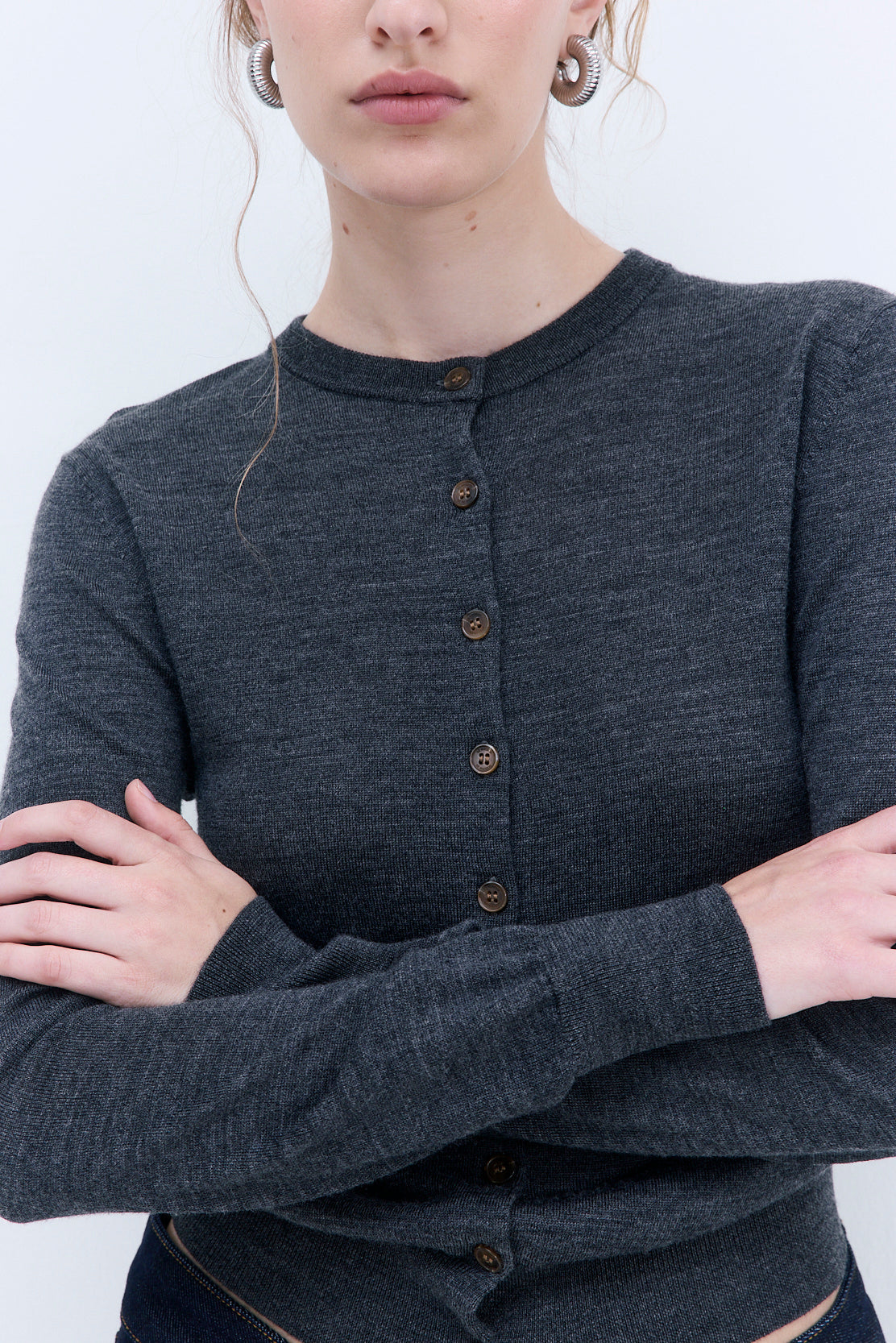 Merino Wool Cardigan - Dé Rococo