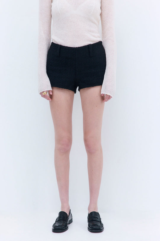 Tweed Micro Mini Shorts