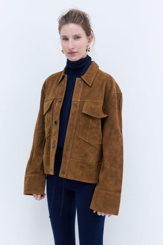Suede Leather Jacket
