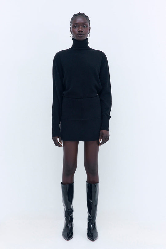 Double Wool Mini Skirt - Dé Rococo