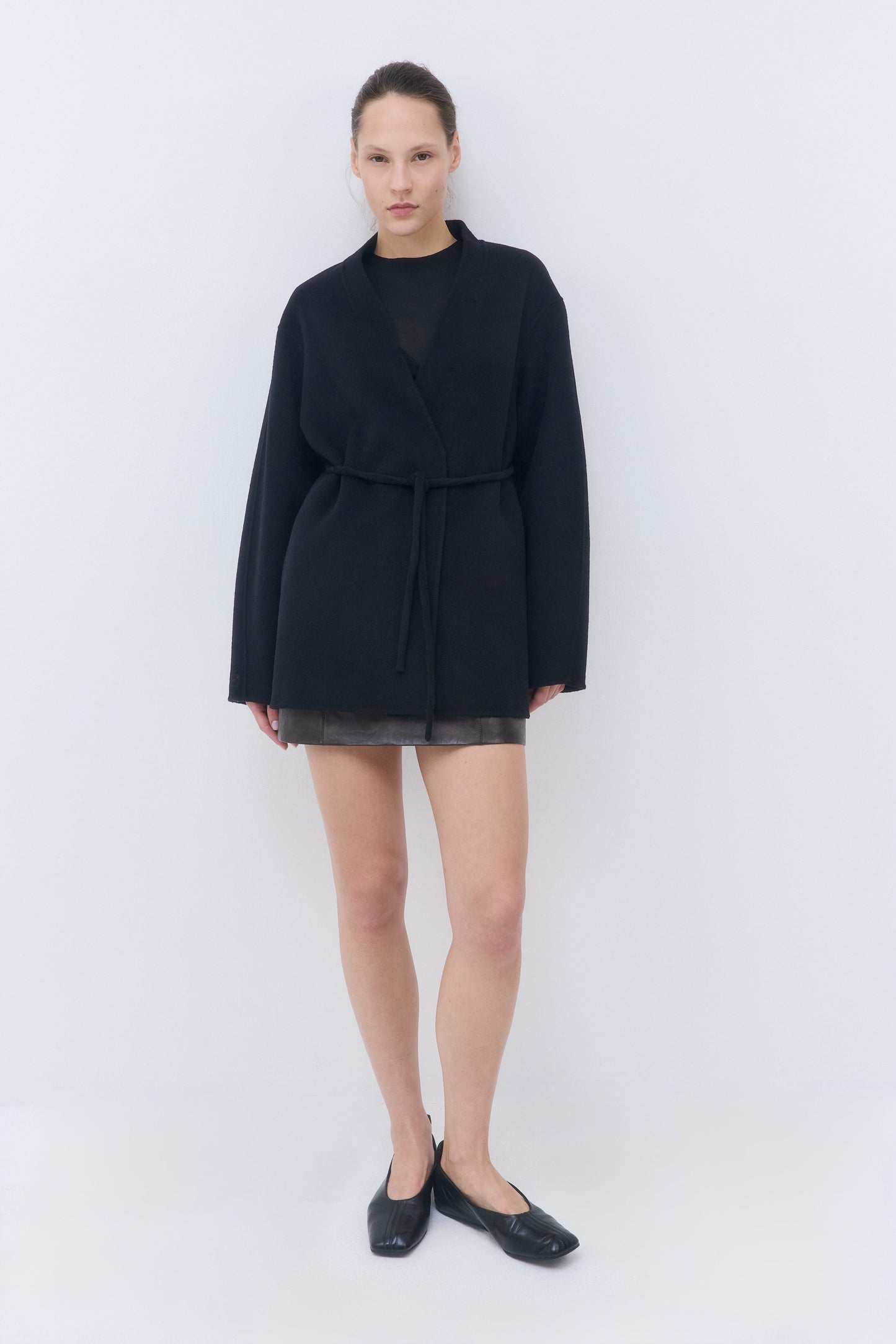 Double Wool Wrap Coat - Dé Rococo